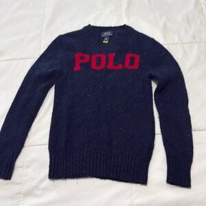 Polo Ralph Lauren Logo Wool-Blend Sweater